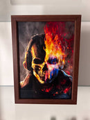 QUADRO ROSTO GHOST MÍTICO - A Essência Sombria em Detalhe Supremo