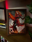 QUADRO ARTERY - PLUMA ÍGNEA FÊNIX MITICA