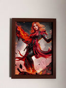 QUADRO ARTERY - PLUMA ÍGNEA FÊNIX MITICA