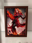 QUADRO ARTERY - PLUMA ÍGNEA FÊNIX MITICA