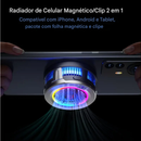 Cooler Inteligente Sarafox B7 com RGB para Games – Resfriamento Potente para Smartphones e Tablets